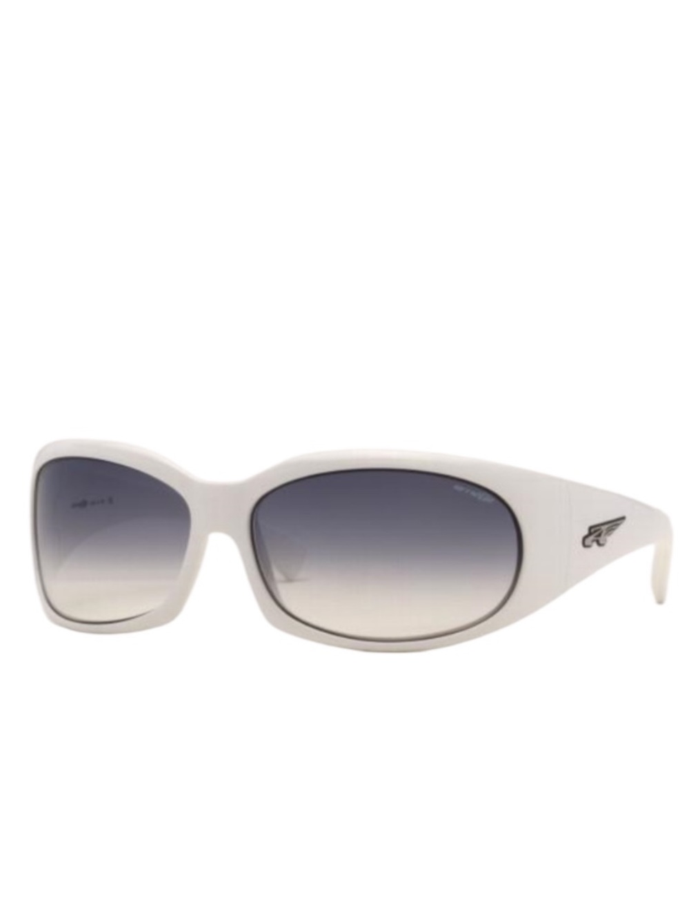 Vintage Arnette Untouchable White
Wraparound Sunglasses Y2K